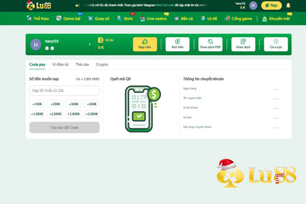 Trải nghiệm tại LU88 qua vài thao tác dễ làm